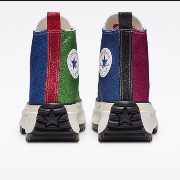 JW Anderson x Converse Run Star Hike platform glitter multiColor - Picture 2 of 8